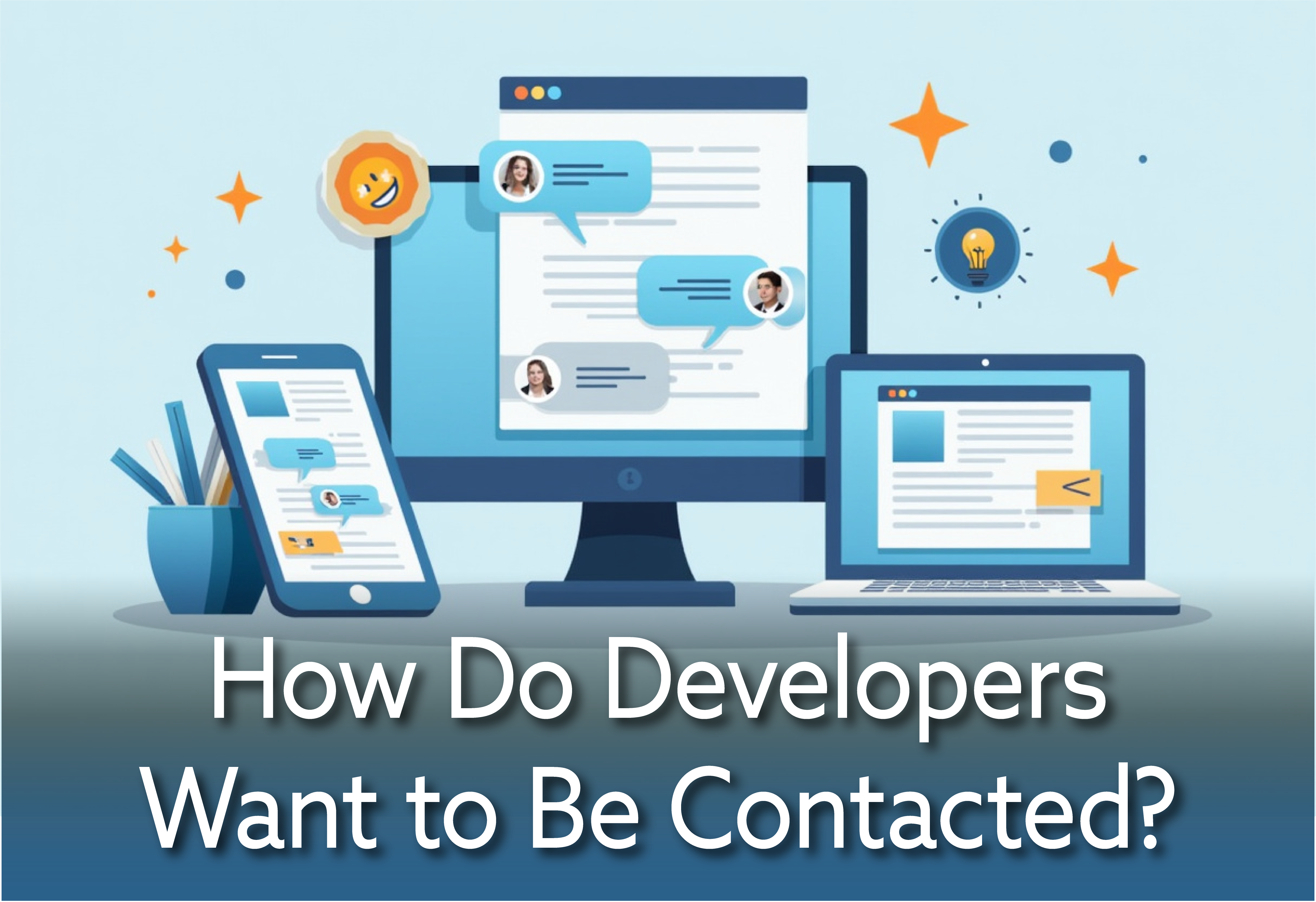 How Do Developers Want to Be Contacted?